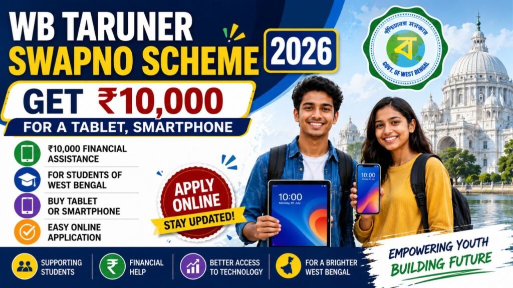 WB Taruner Swapno Scheme 2026