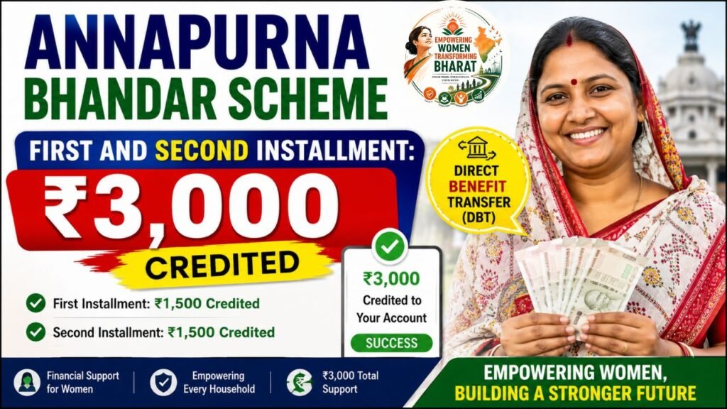 Annapurna Bhandar Scheme First and Second Installment