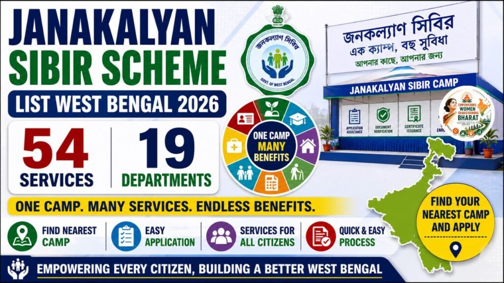 Janakalyan Sibir Scheme List West Bengal 2026